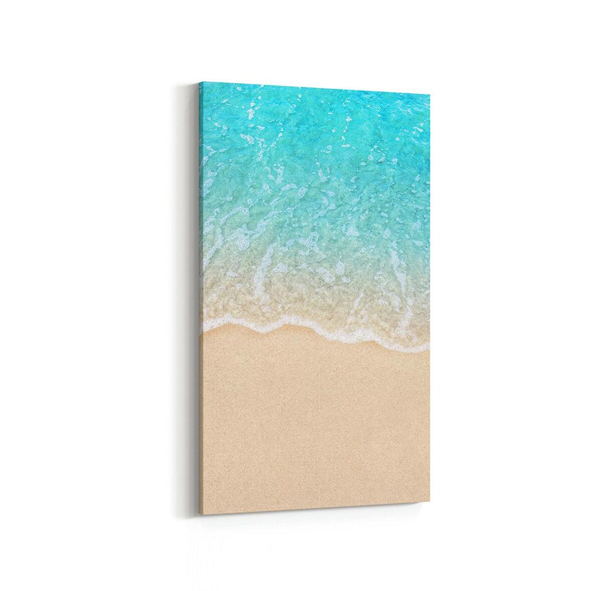 Olla 16393DD Kumsal / Sahil Görseli Dikey Dar Kanvas Tablo (Ölçü: 30X60)