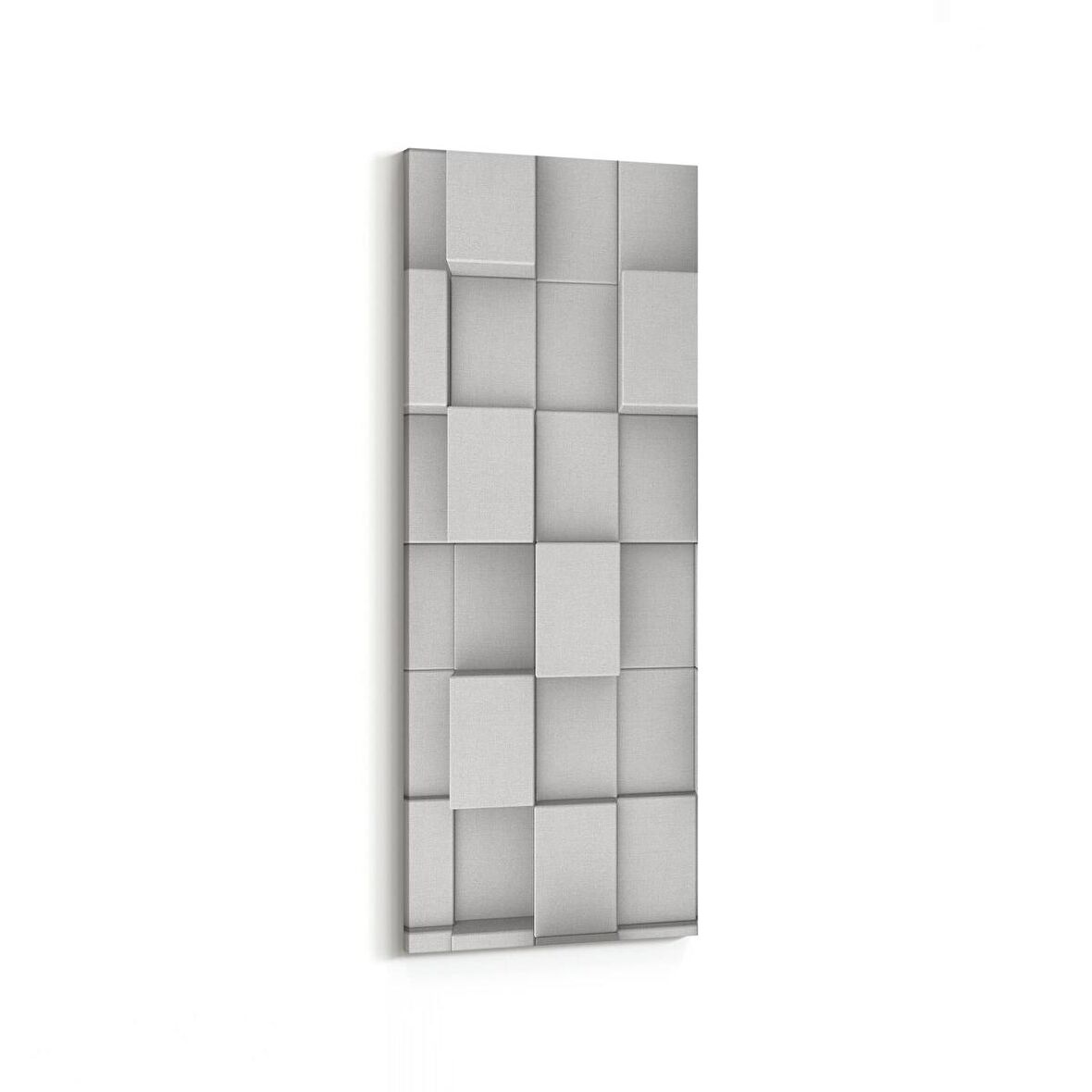 Olla 10021DI Abstract 3 Boyut Görsel Dikey İnce Kanvas Tablo (Ölçü: 40X120)