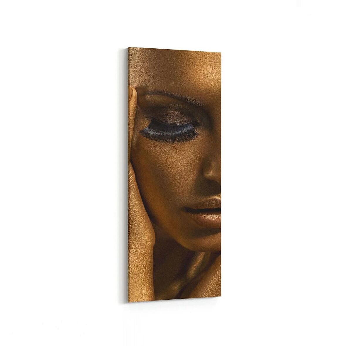 Olla 16799DD Model / Manken Görseli Dikey Dar Kanvas Tablo (Ölçü: 40X80)