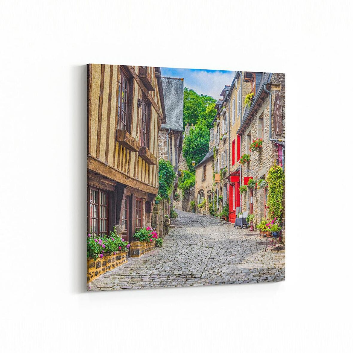 Olla 18570K Yapı Görseli Kare Kanvas Tablo (Ölçü: 25X25)