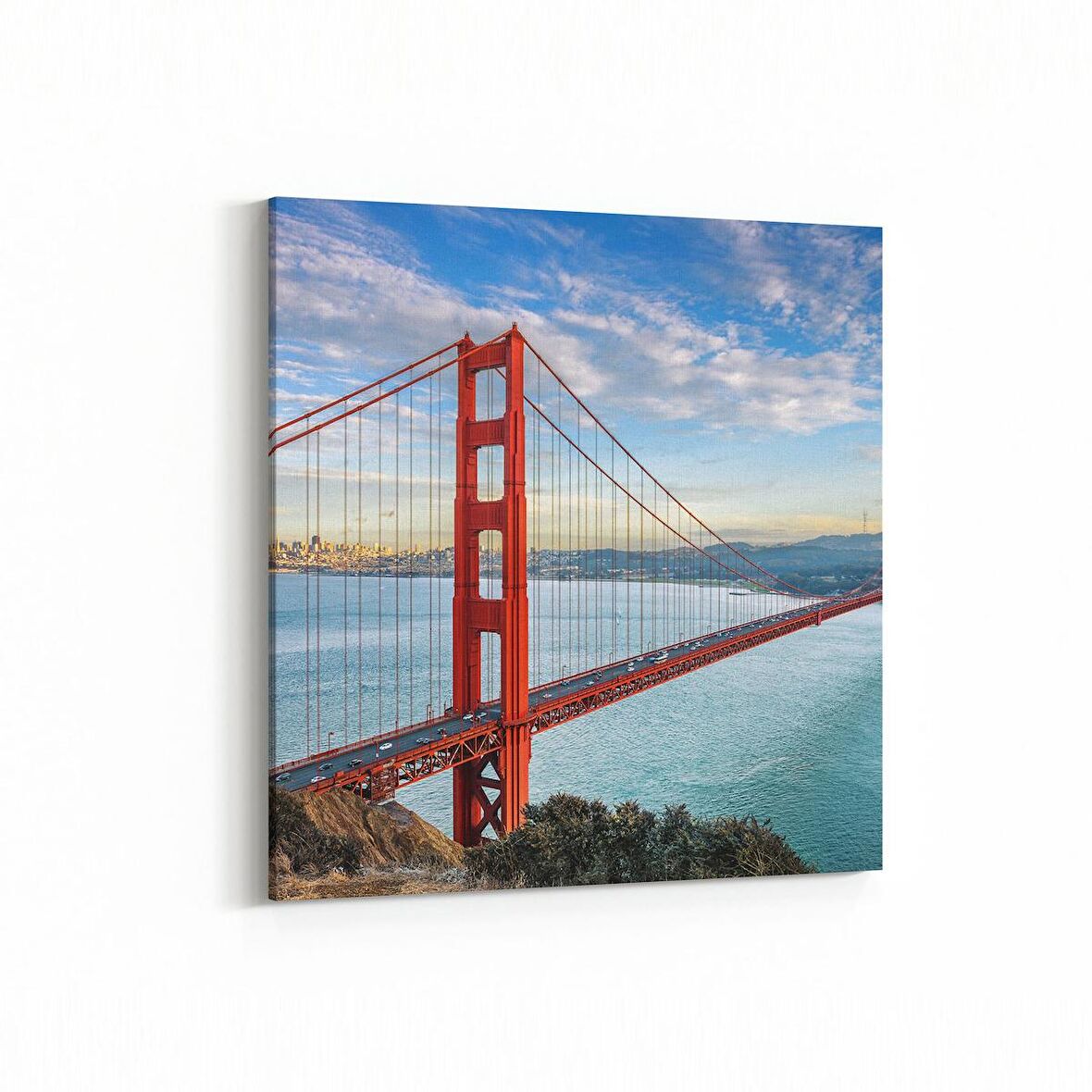 Olla 18752K4 Yapı Görseli Kare 4'lü Kanvas Tablo (Ölçü: 65X65)