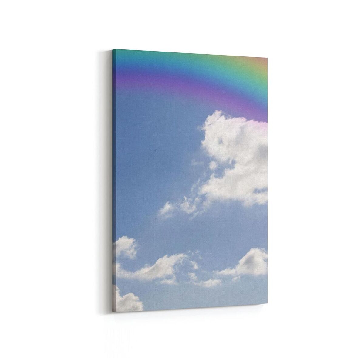Olla 15392D Gökyüzü Bulut Görseli  Dikey Kanvas Tablo (Ölçü: 100X150)