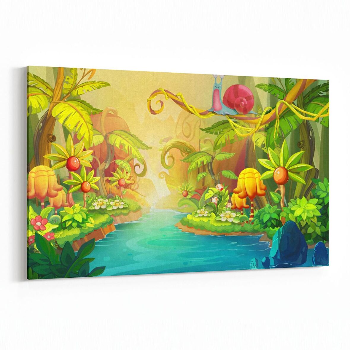 Olla 12786Y Çocuk Odası Görseli Yatay Kanvas Tablo (Ölçü: 45X30)