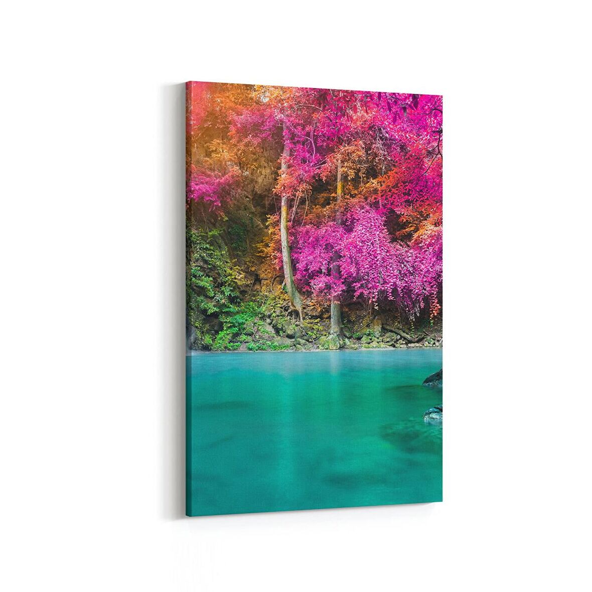 Olla 13952D Doğa / Manzara Görseli Dikey Kanvas Tablo (Ölçü: 60X90)