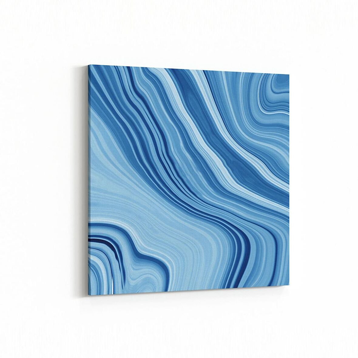 Olla 16653K Mermer Desen Görsel Kare Kanvas Tablo (Ölçü: 25X25)