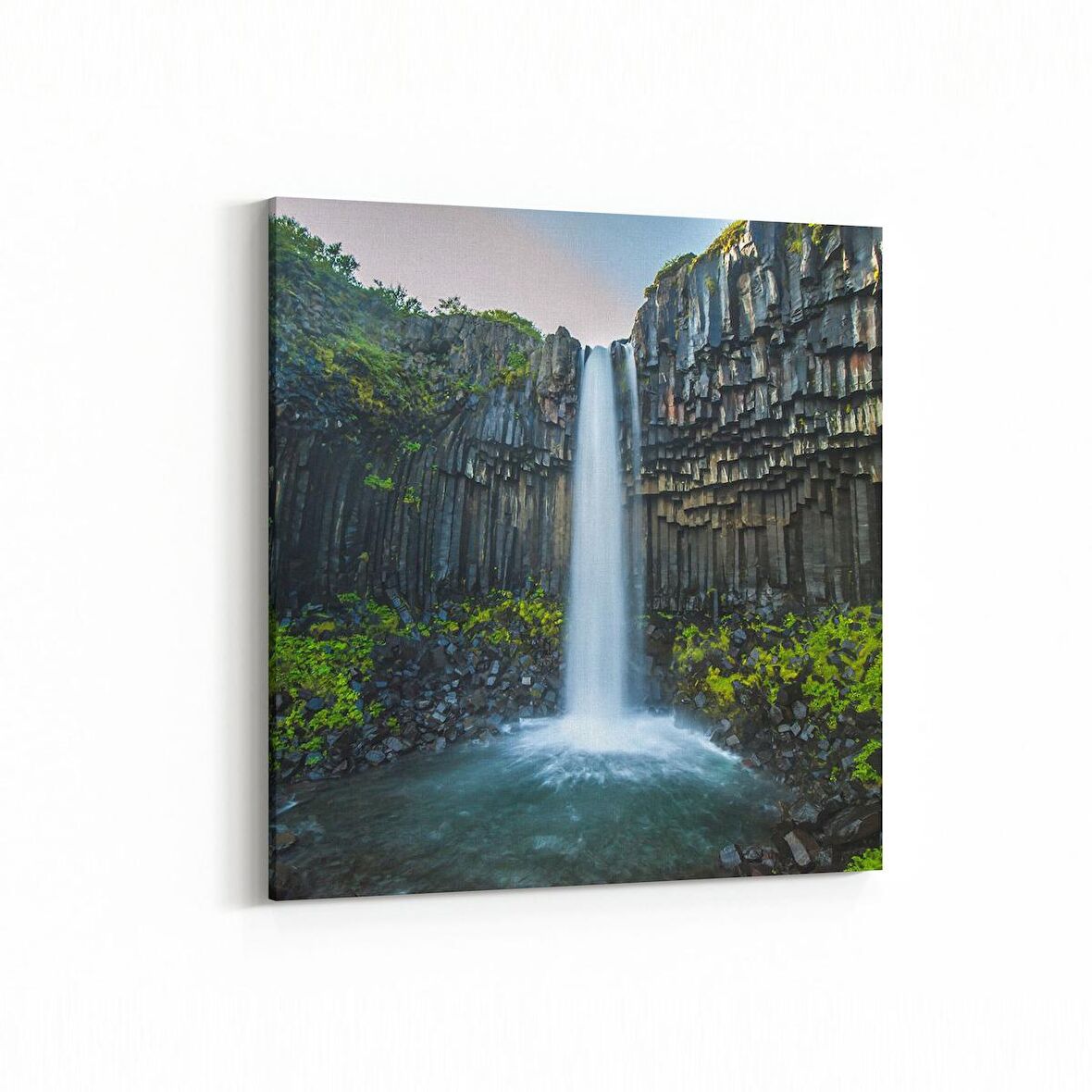 Olla 13507K Doğa / Manzara Görseli Kare Kanvas Tablo (Ölçü: 25X25)