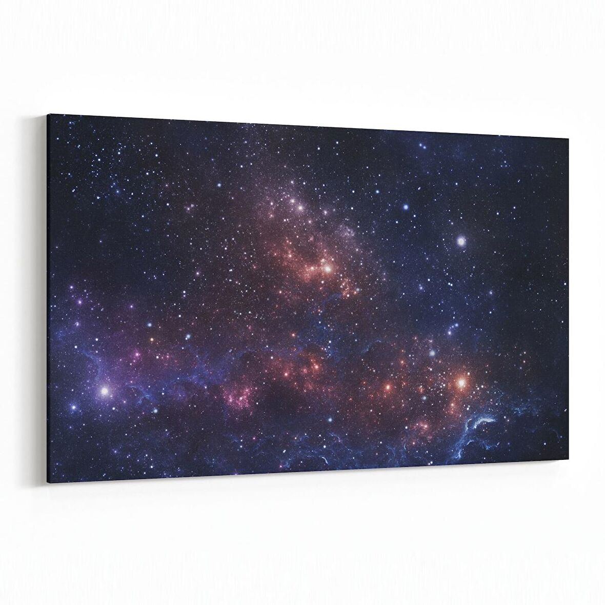 Olla 14644Y Gece Gökyüzü Görseli Yatay Kanvas Tablo (Ölçü: 90X60)