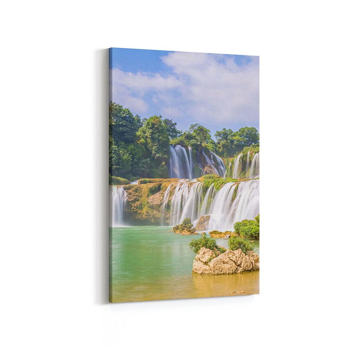 Olla 14266D Doğa / Manzara Görseli Dikey Kanvas Tablo (Ölçü: 100X150)