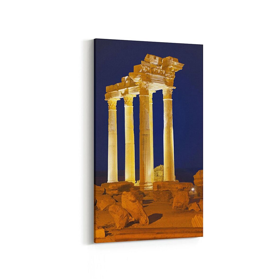 Olla 17976DD Yapı Görseli Dikey Dar Kanvas Tablo (Ölçü: 60X120)