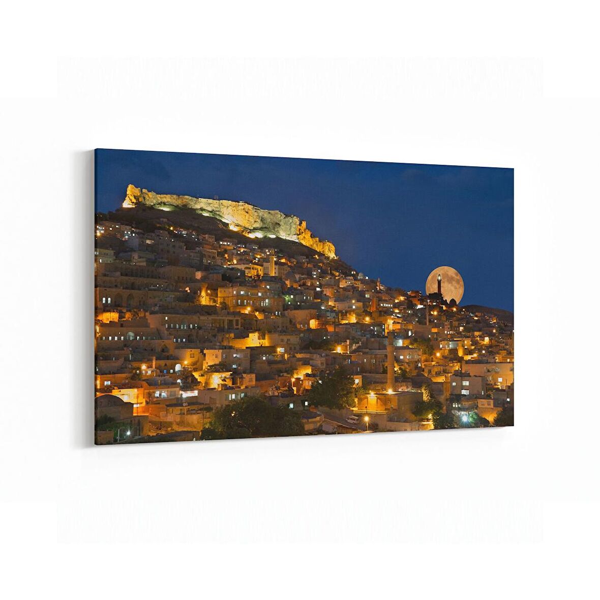 Olla 18210Y Yapı Görseli Yatay Kanvas Tablo (Ölçü: 90X60)