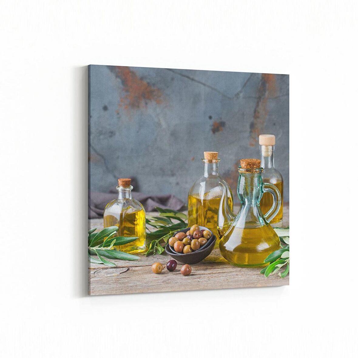 Olla 15015K Gıda Görseli Kare Kanvas Tablo (Ölçü: 25X25)