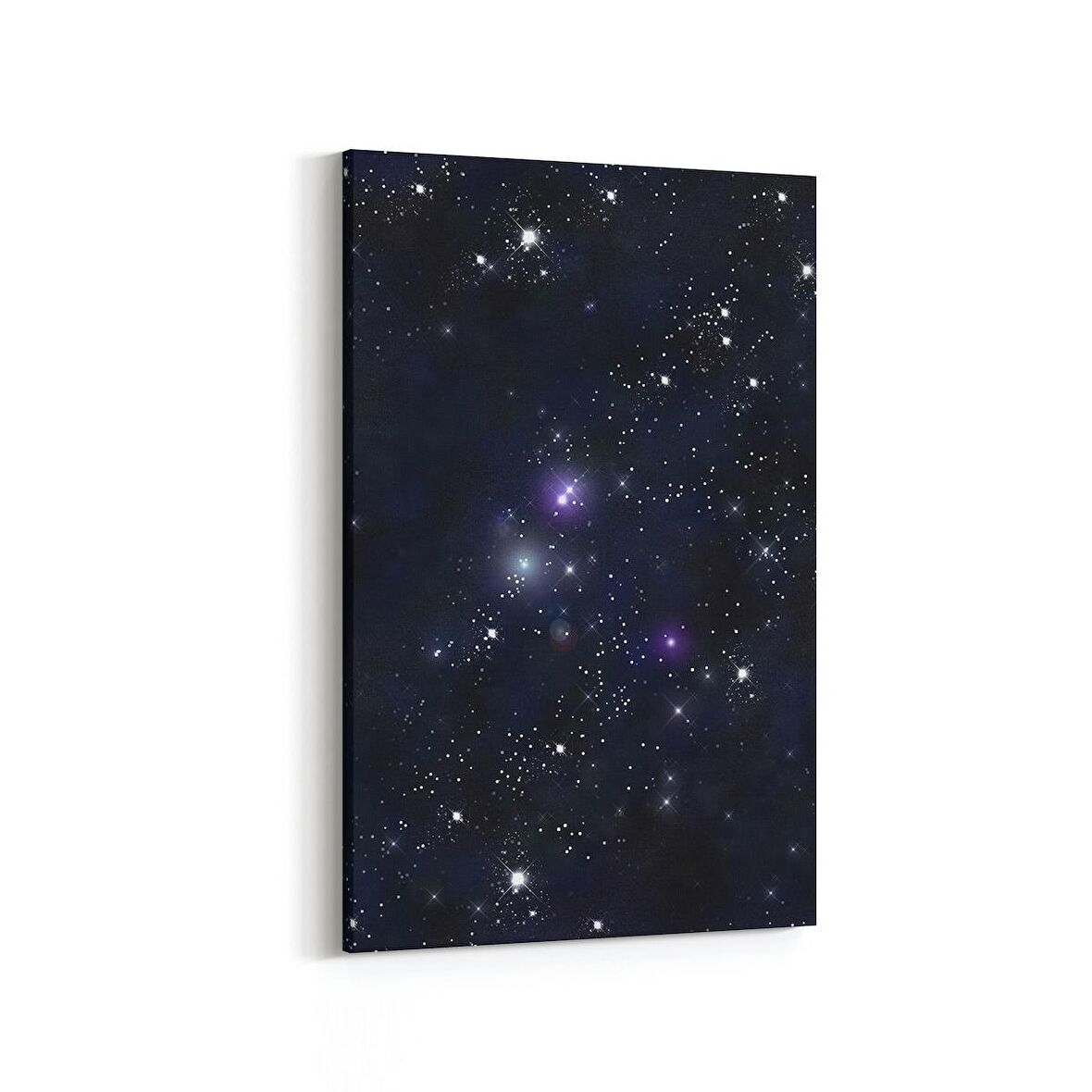 Olla 14840D Gece Gökyüzü Görseli Dikey Kanvas Tablo (Ölçü: 100X150)