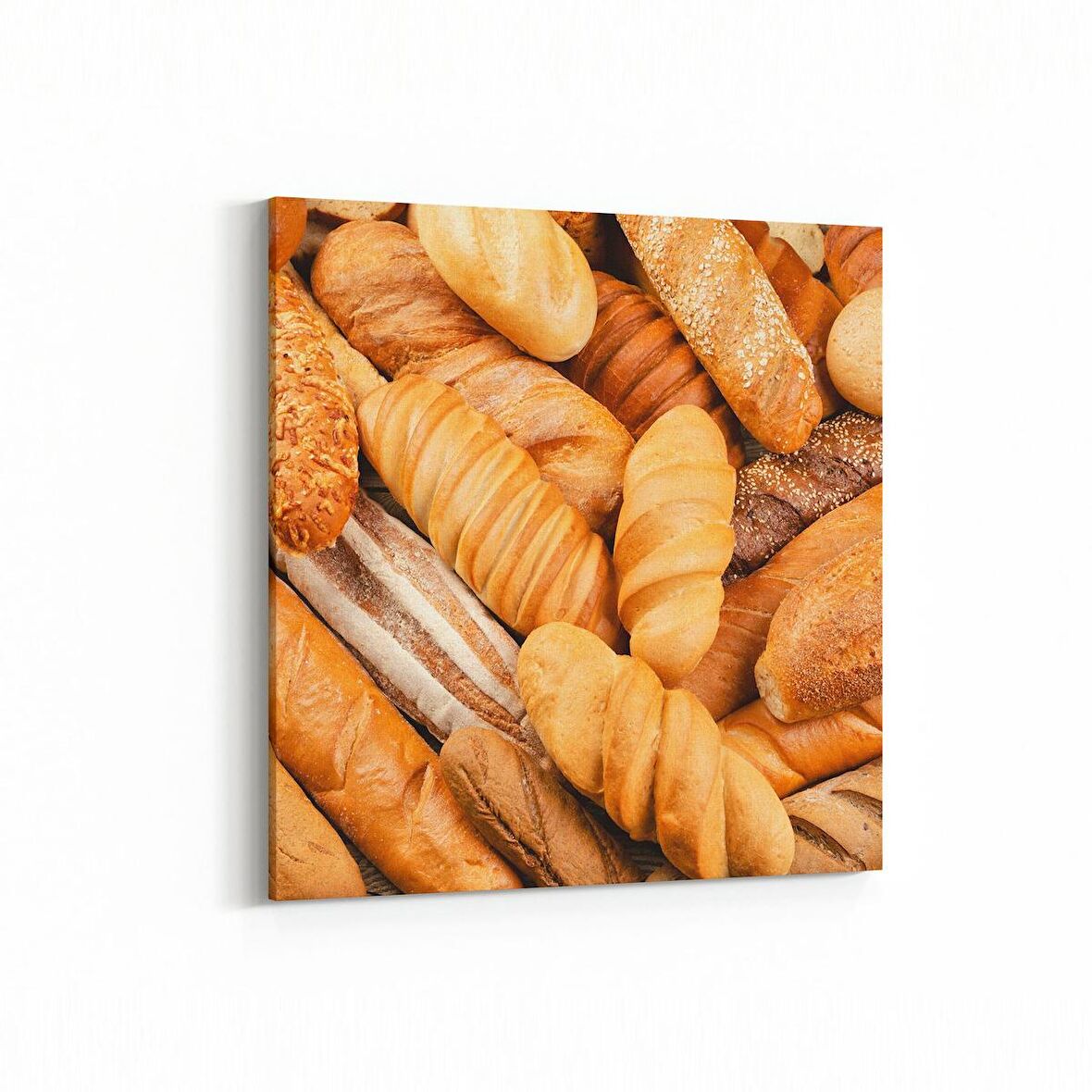 Olla 15050K Gıda Görseli Kare Kanvas Tablo (Ölçü: 30X30)