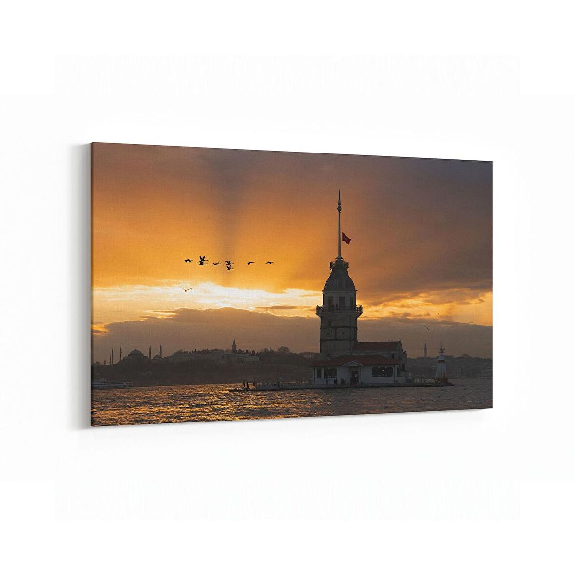 Olla 18448Y Yapı Görseli Yatay Kanvas Tablo (Ölçü: 45X30)