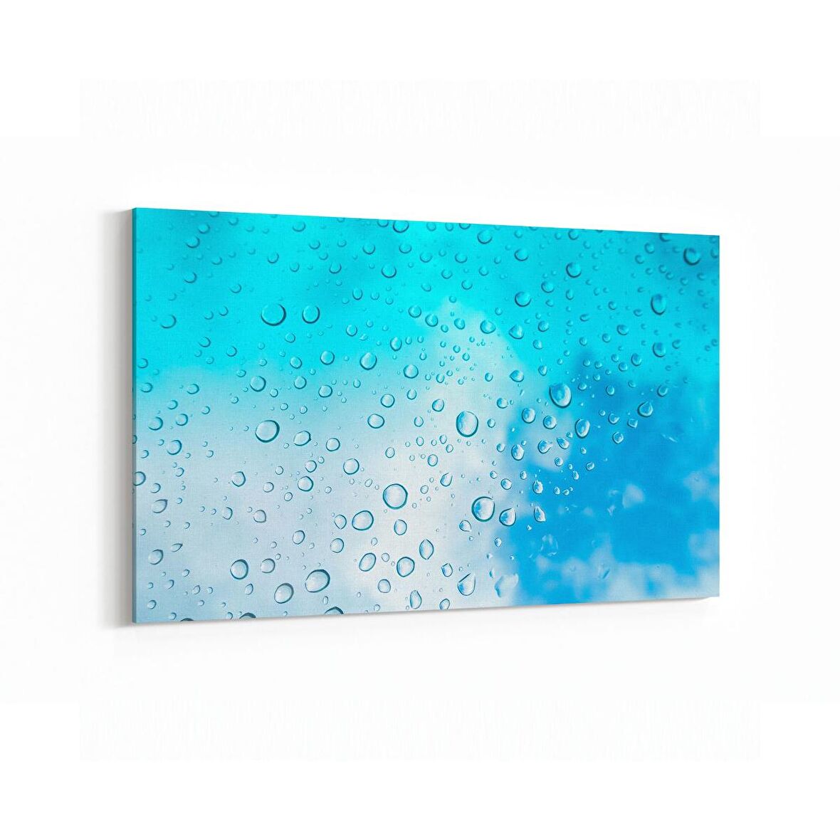 Olla 17273Y Su / Damla Görseli Yatay Kanvas Tablo (Ölçü: 45X30)