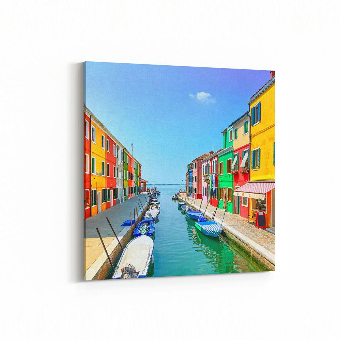 Olla 18193K4 Yapı Görseli Kare 4'lü Kanvas Tablo (Ölçü: 65X65)