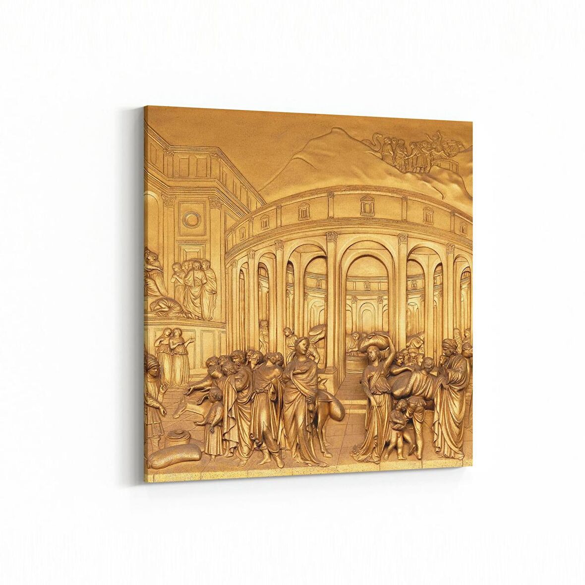 Olla 16272K Heykel / Sanat Görseli Kare Kanvas Tablo (Ölçü: 30X30)