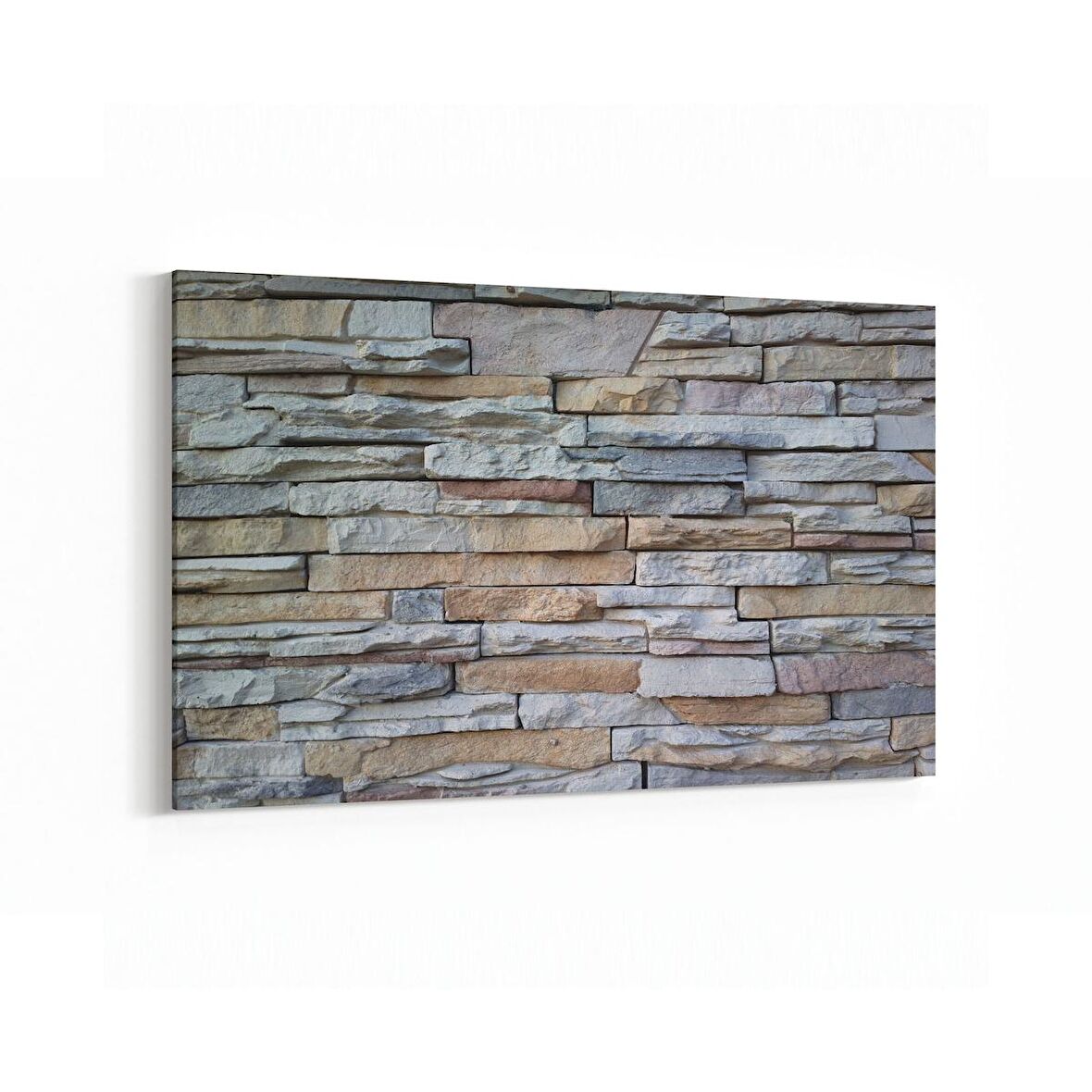 Olla 17427Y Taş / Tuğla Görseli Yatay Kanvas Tablo (Ölçü: 120X80)