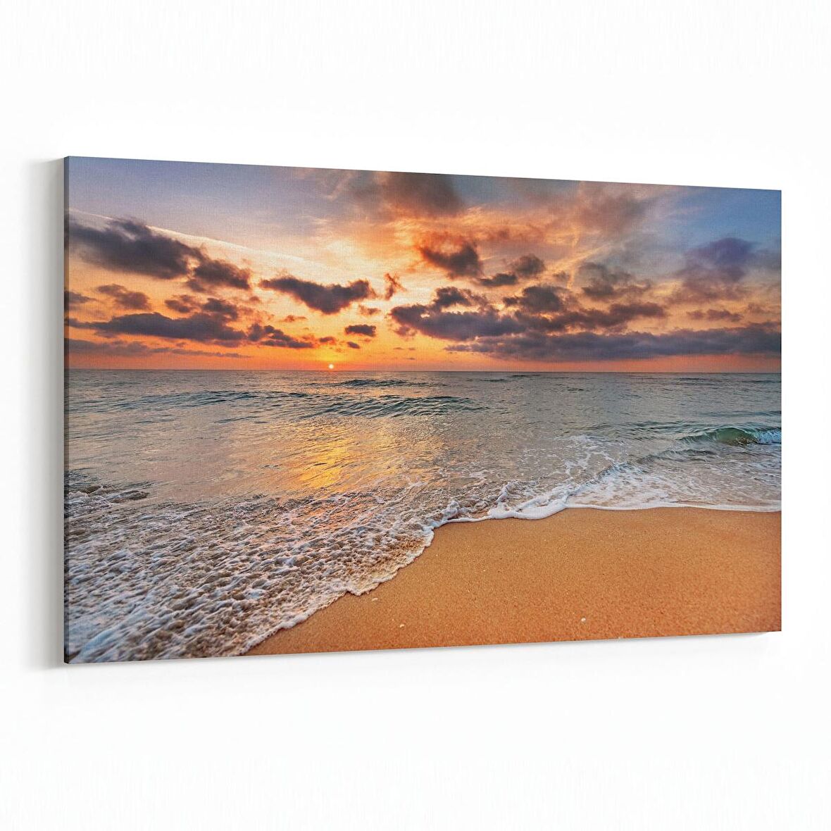 Olla 16020Y Günbatımı Görseli Yatay Kanvas Tablo (Ölçü: 45X30)