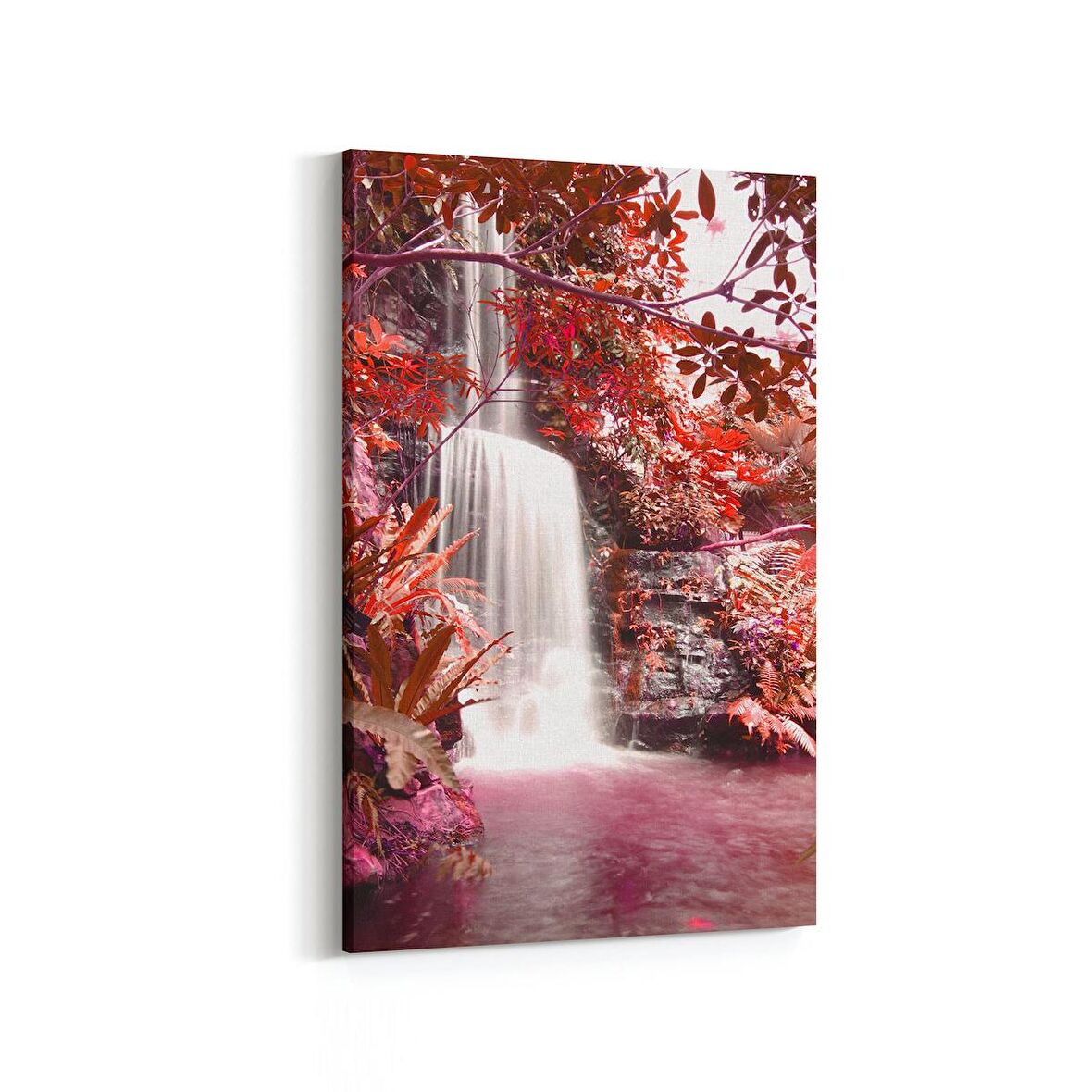 Olla 14404D Doğa / Manzara Görseli Dikey Kanvas Tablo (Ölçü: 80X120)