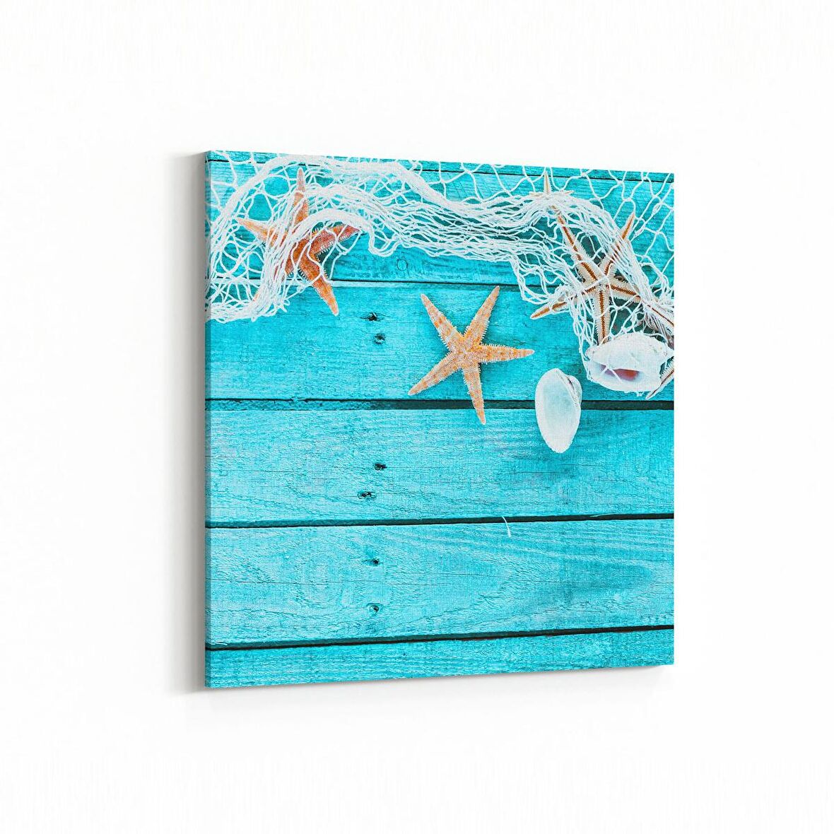 Olla 12916K Deniz / Okyanus Görseli Kare Kanvas Tablo (Ölçü: 25X25)