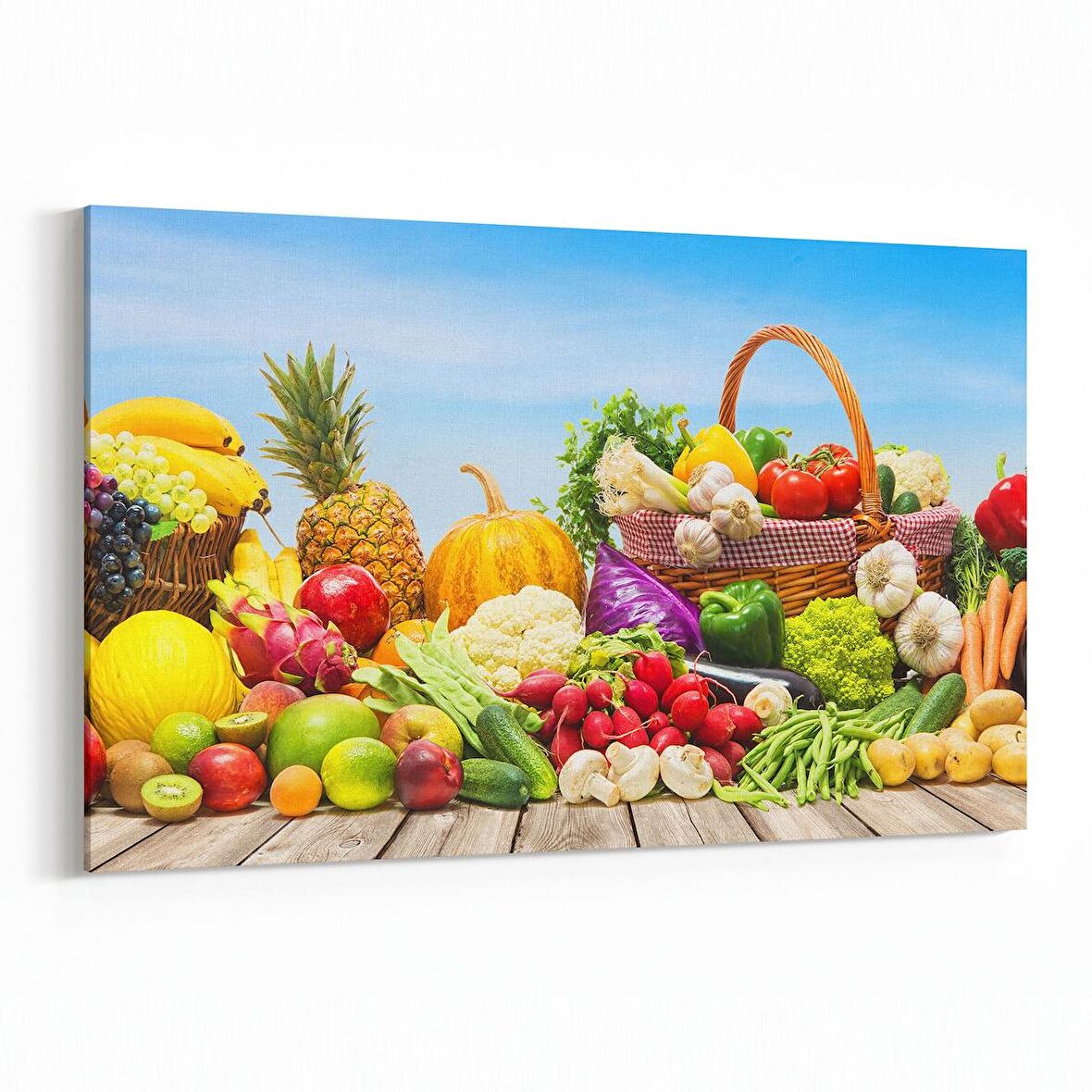 Olla 15275Y Gıda Görseli Yatay Kanvas Tablo (Ölçü: 150X100)