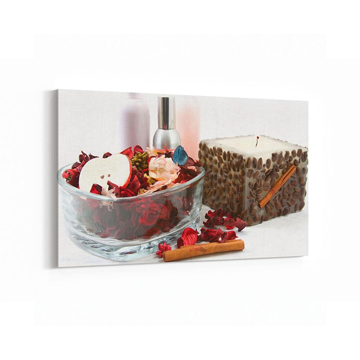 Olla 17089Y Spa / Masaj Görseli Yatay Kanvas Tablo (Ölçü: 30X20)