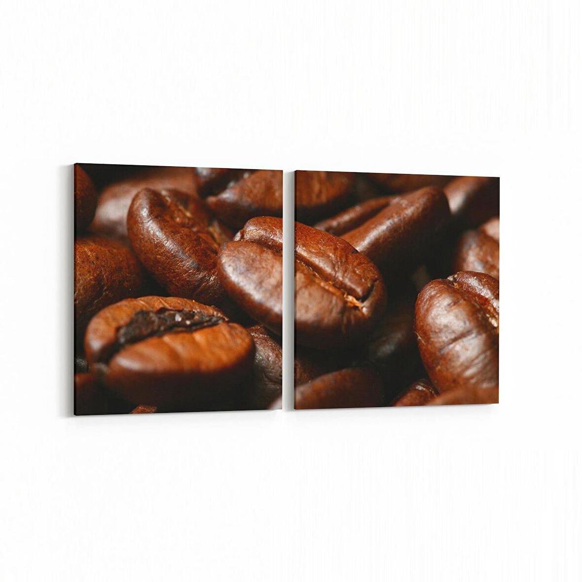 Olla 15078K2Y Gıda Görseli Kare 2'li Yatay Kanvas Tablo (Ölçü: 85X40)