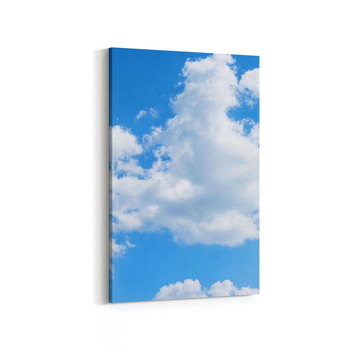 Olla 15682D Gökyüzü Bulut Görseli  Dikey Kanvas Tablo (Ölçü: 60X90)