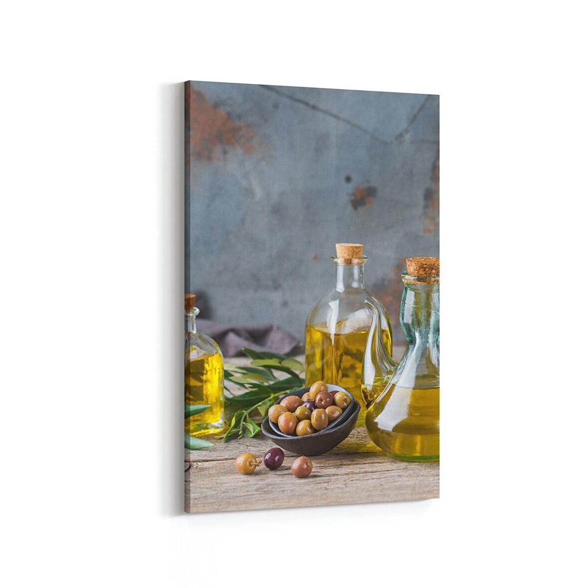 Olla 15015D Gıda Görseli Dikey Kanvas Tablo (Ölçü: 60X90)