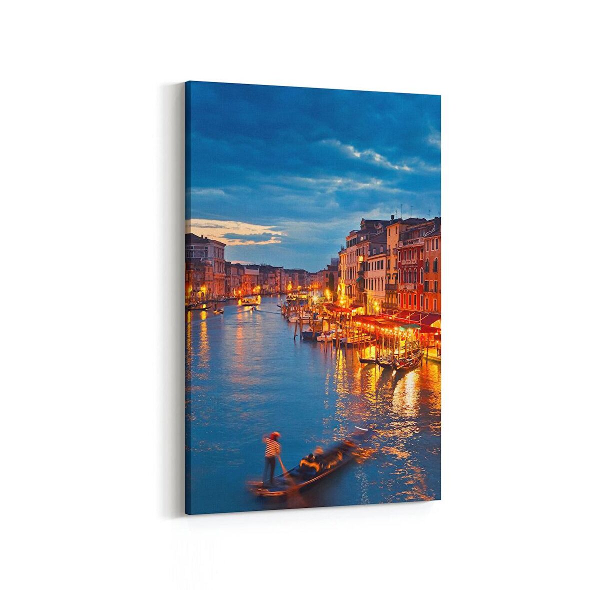 Olla 18613D Yapı Görseli Dikey Kanvas Tablo (Ölçü: 70X105)