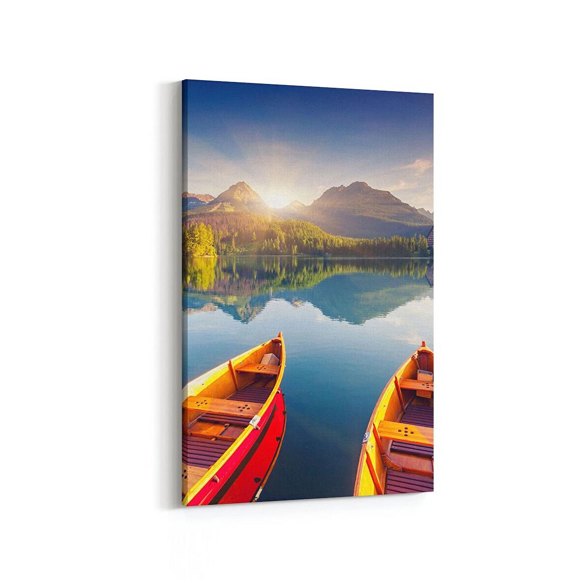 Olla 13505D Doğa / Manzara Görseli Dikey Kanvas Tablo (Ölçü: 100X150)