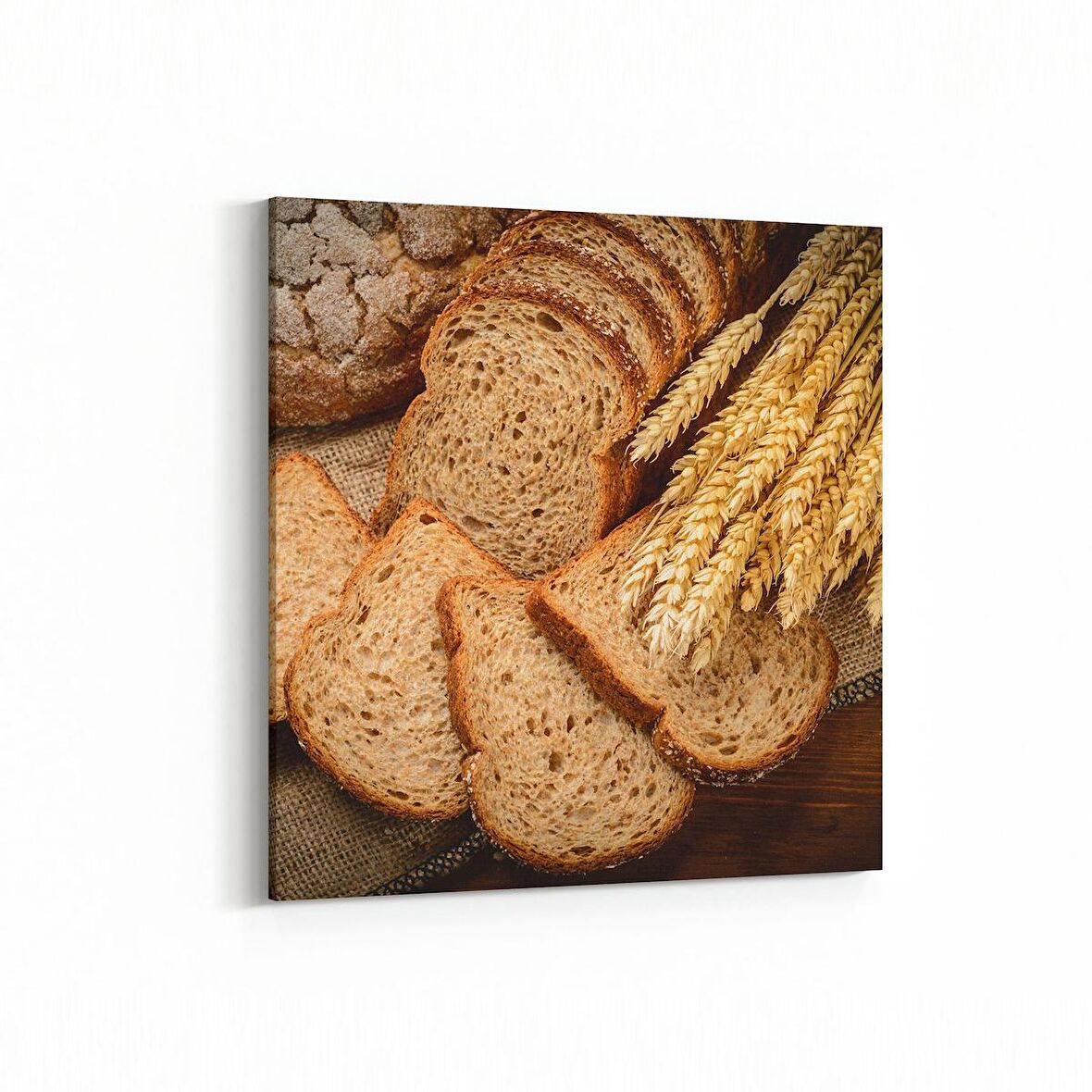 Olla 15122K Gıda Görseli Kare Kanvas Tablo (Ölçü: 25X25)