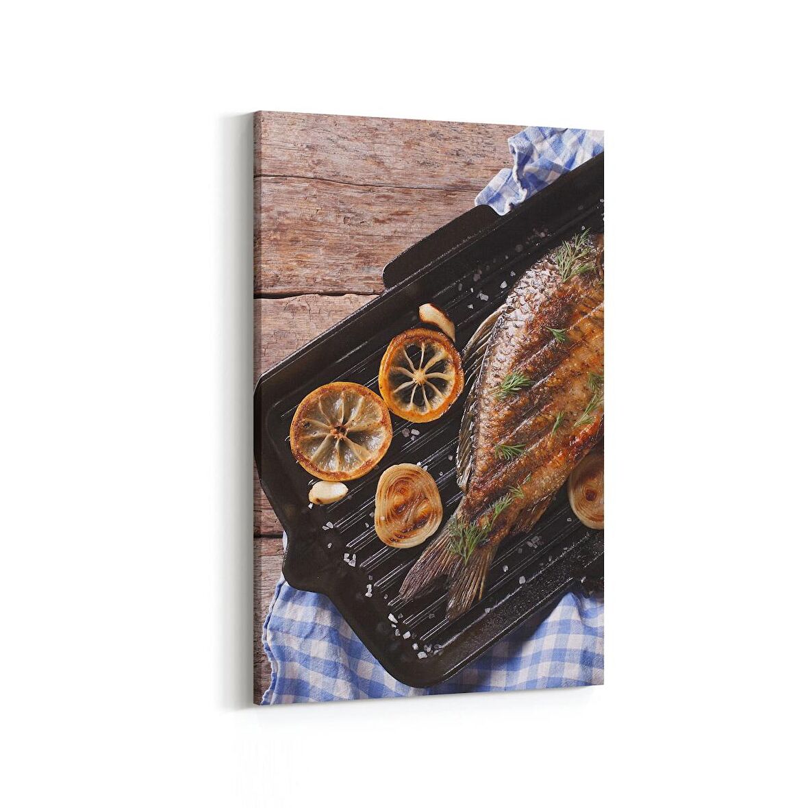 Olla 15142D Gıda Görseli Dikey Kanvas Tablo (Ölçü: 100X150)