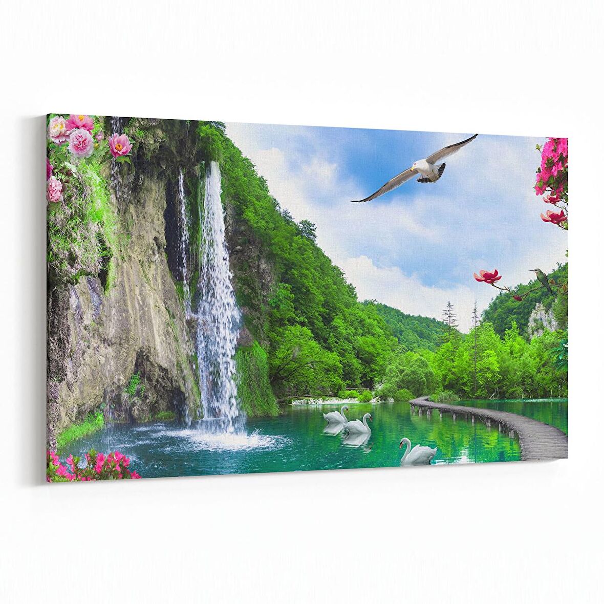 Olla 13395Y Doğa / Manzara Görseli Yatay Kanvas Tablo (Ölçü: 45X30)