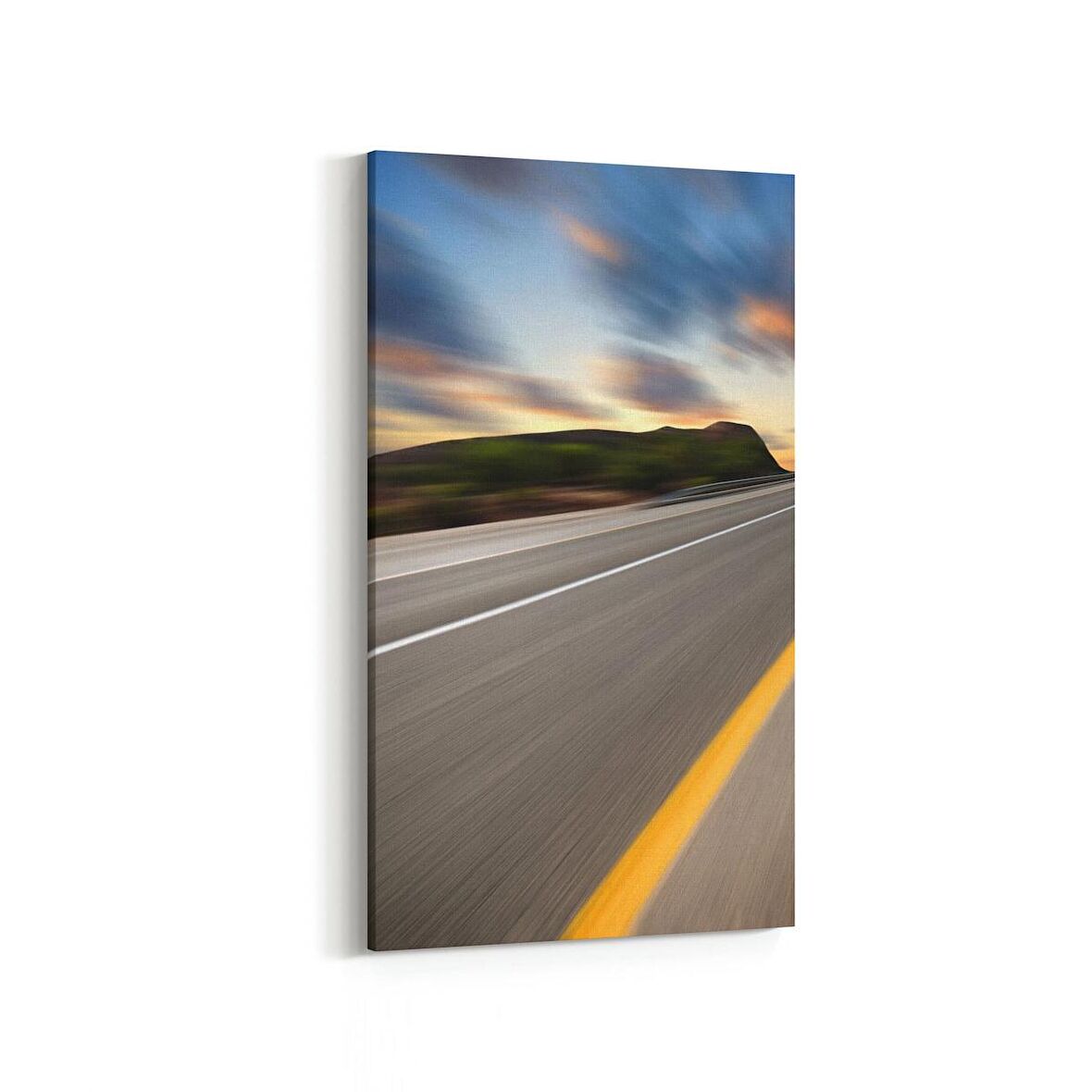 Olla 13694DD Doğa / Manzara Görseli Dikey Dar Kanvas Tablo (Ölçü: 60X120)