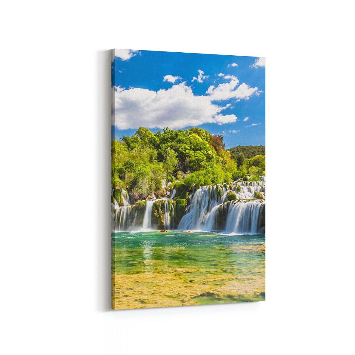 Olla 13998D Doğa / Manzara Görseli Dikey Kanvas Tablo (Ölçü: 50X75)