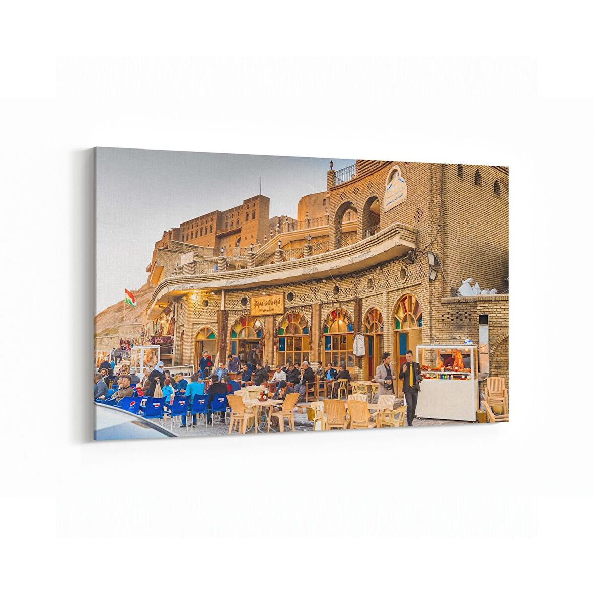 Olla 18516Y Yapı Görseli Yatay Kanvas Tablo (Ölçü: 70X50)