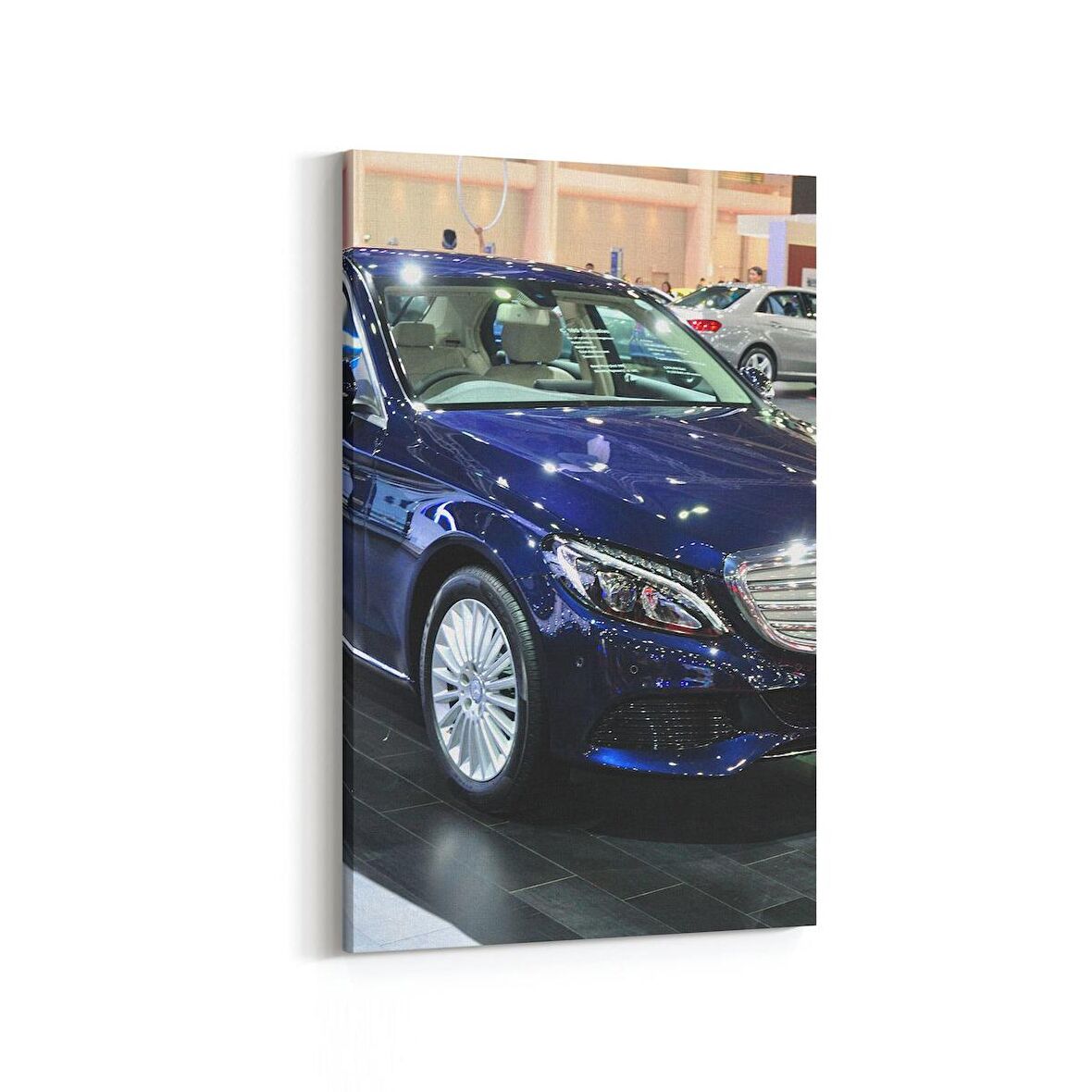 Olla 12267D Araç Görseli Dikey Kanvas Tablo (Ölçü: 70X105)