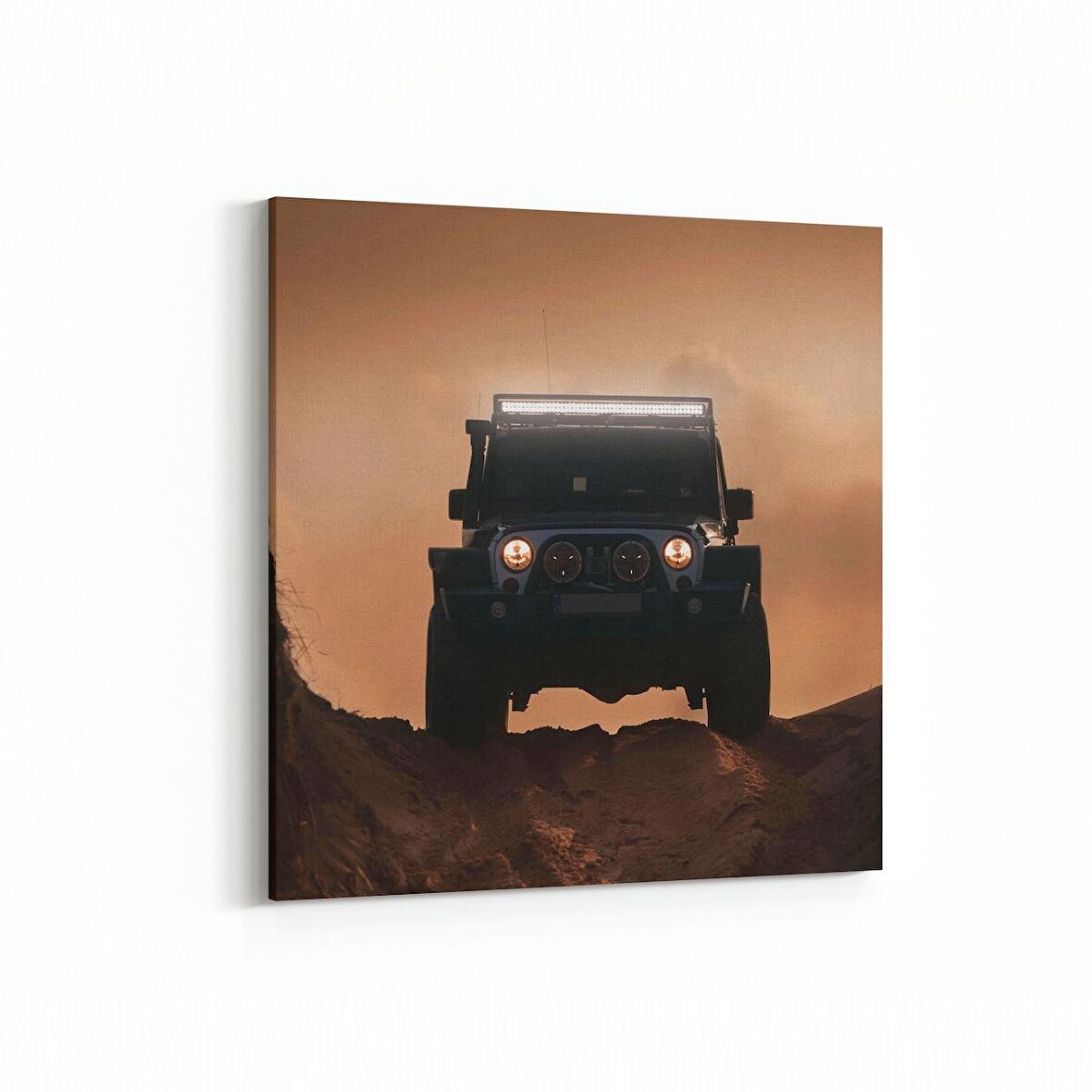 Olla 12219K Araç Görseli Kare Kanvas Tablo (Ölçü: 30X30)