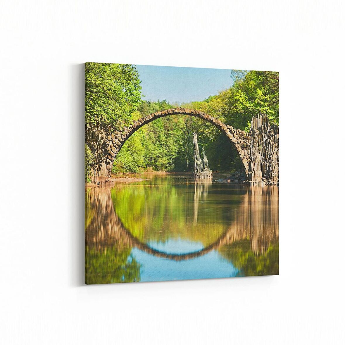 Olla 14031K Doğa / Manzara Görseli Kare Kanvas Tablo (Ölçü: 60X60)