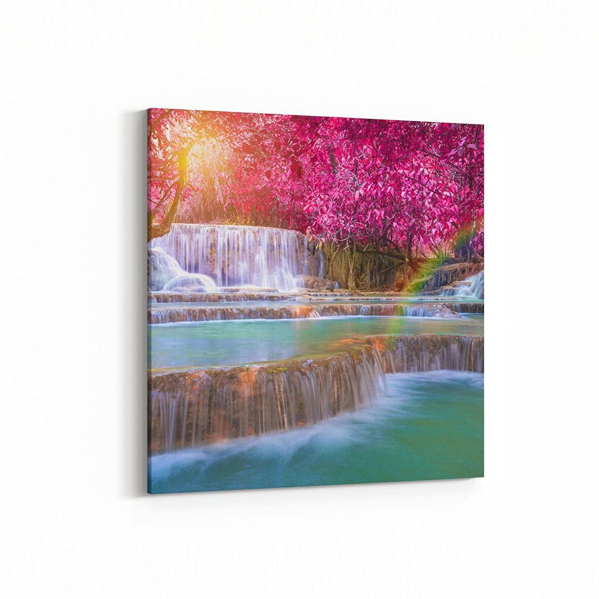 Olla 13894K Doğa / Manzara Görseli Kare Kanvas Tablo (Ölçü: 30X30)