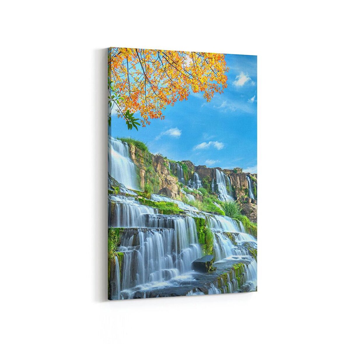 Olla 13378D Doğa / Manzara Görseli Dikey Kanvas Tablo (Ölçü: 100X150)