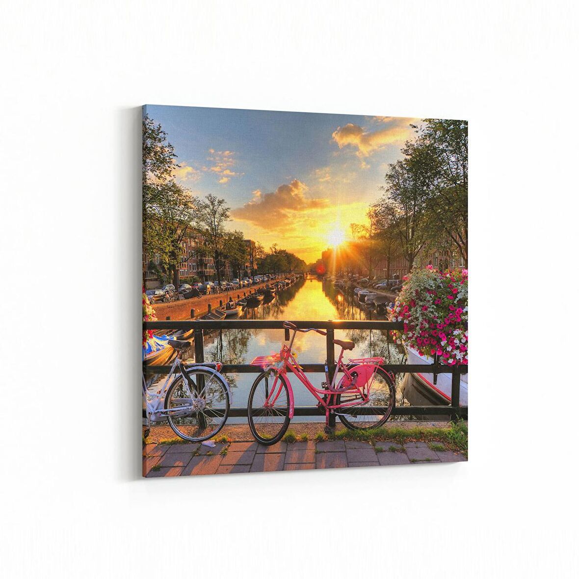 Olla 18277K Yapı Görseli Kare Kanvas Tablo (Ölçü: 60X60)