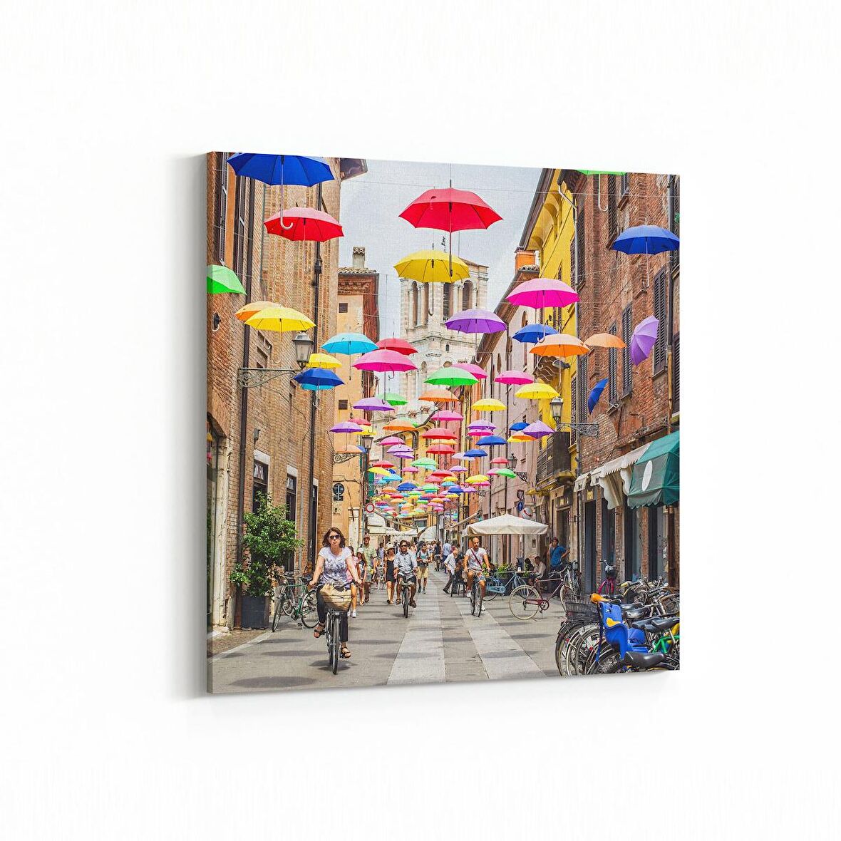 Olla 18631K Yapı Görseli Kare Kanvas Tablo (Ölçü: 25X25)