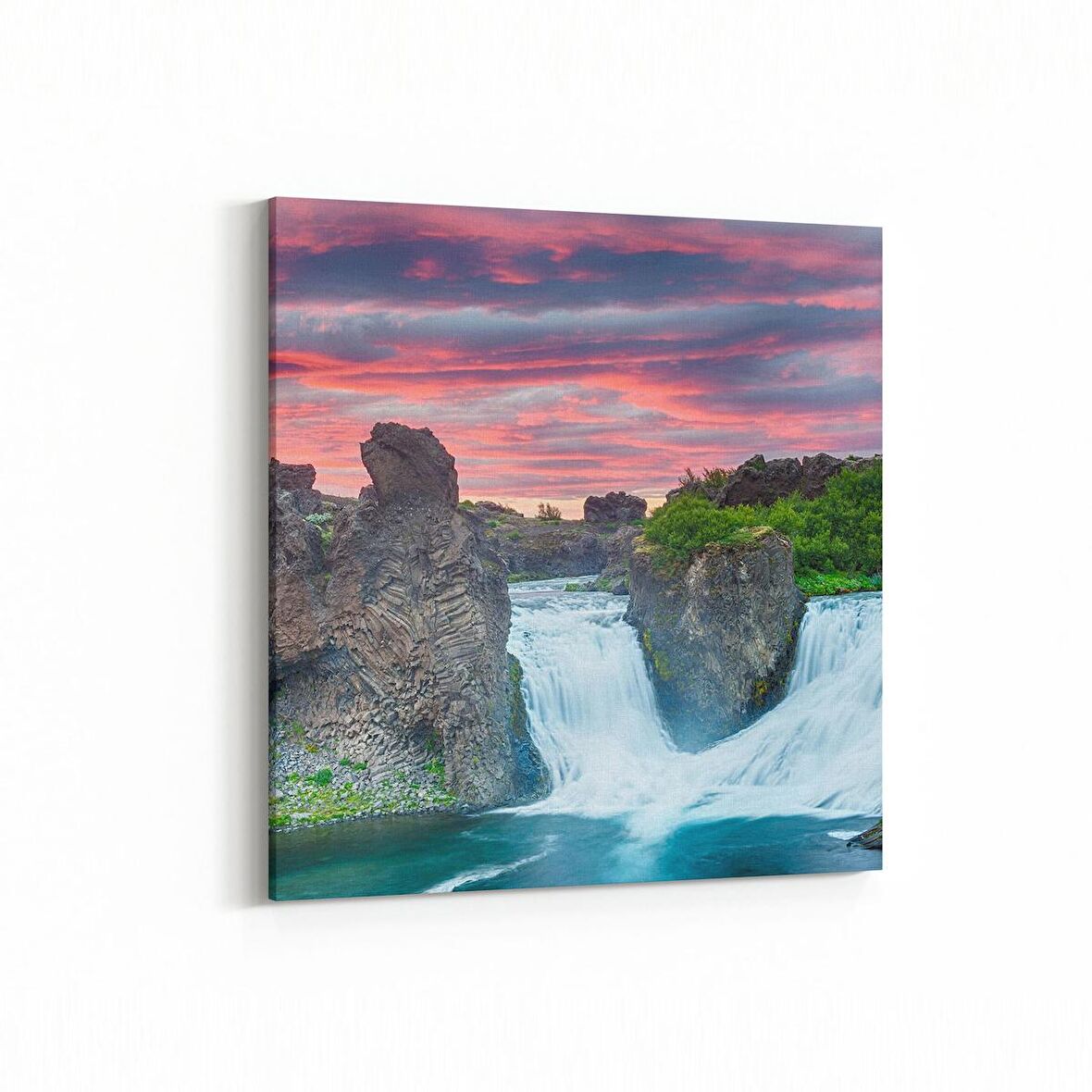 Olla 13441K Doğa / Manzara Görseli Kare Kanvas Tablo (Ölçü: 25X25)