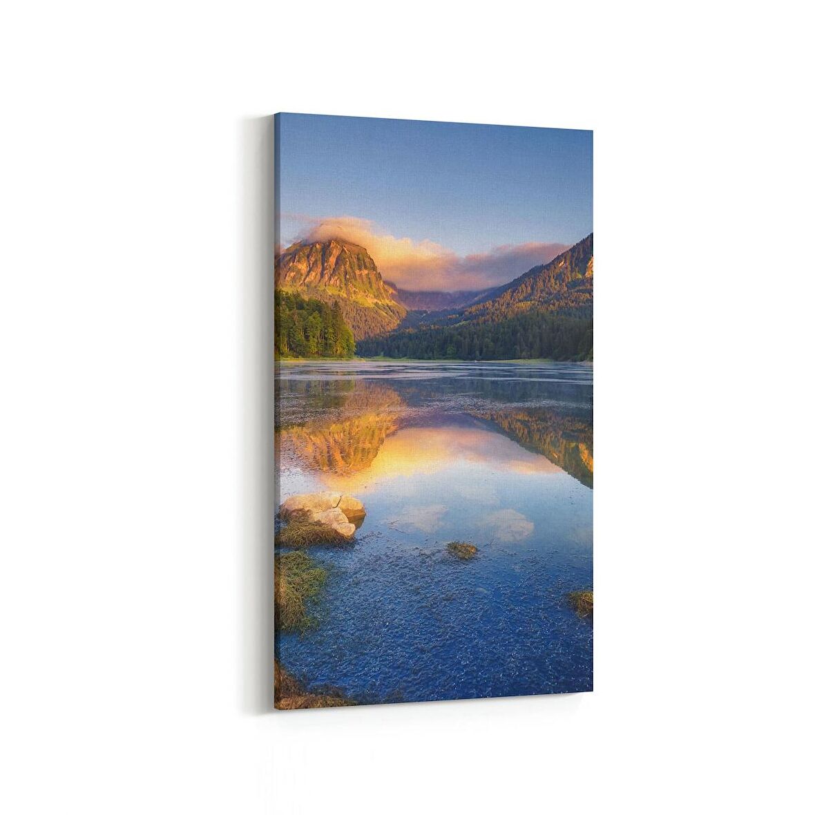 Olla 14002DD Doğa / Manzara Görseli Dikey Dar Kanvas Tablo (Ölçü: 30X60)