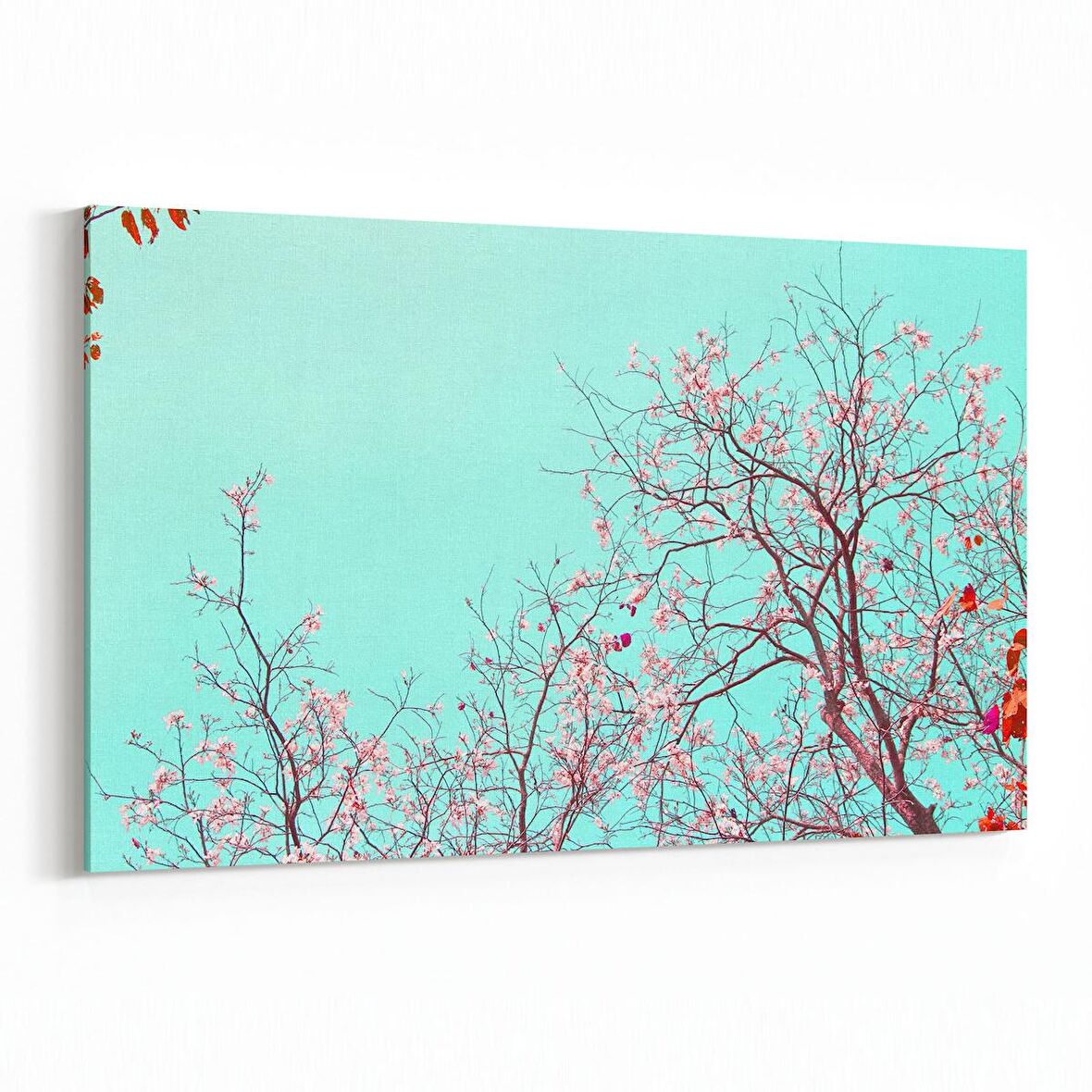 Olla 10987Y Ağaç Görseli Yatay Kanvas Tablo (Ölçü: 45X30)