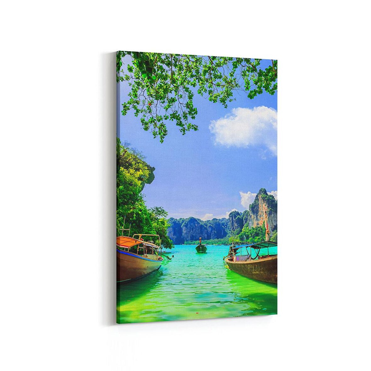 Olla 13800D Doğa / Manzara Görseli Dikey Kanvas Tablo (Ölçü: 100X150)