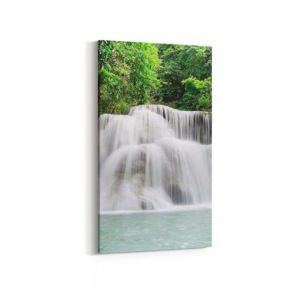 Olla 13499DD Doğa / Manzara Görseli Dikey Dar Kanvas Tablo (Ölçü: 30X60)